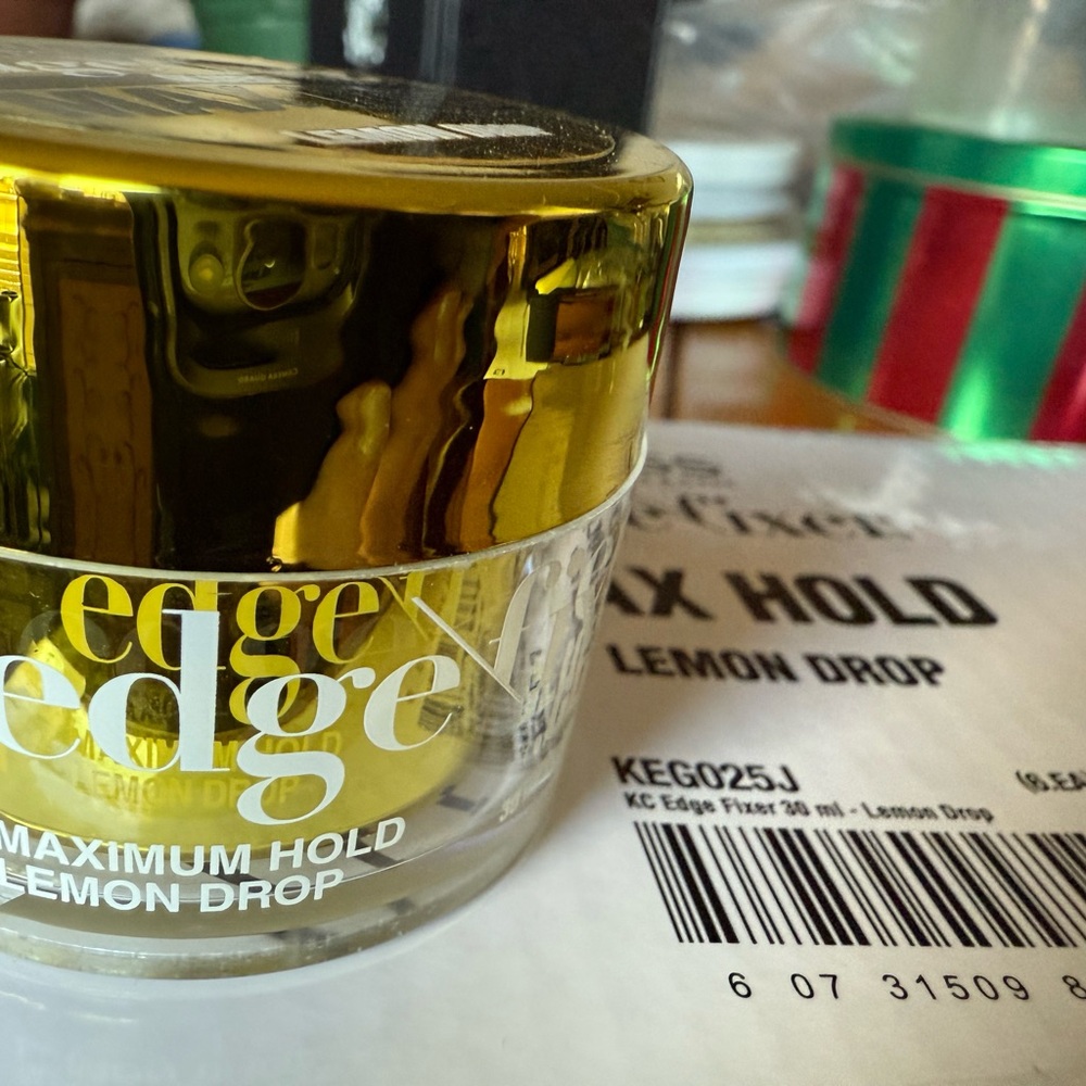 6 jars (case) KISS edge fixer hair gel, Lemon NIB